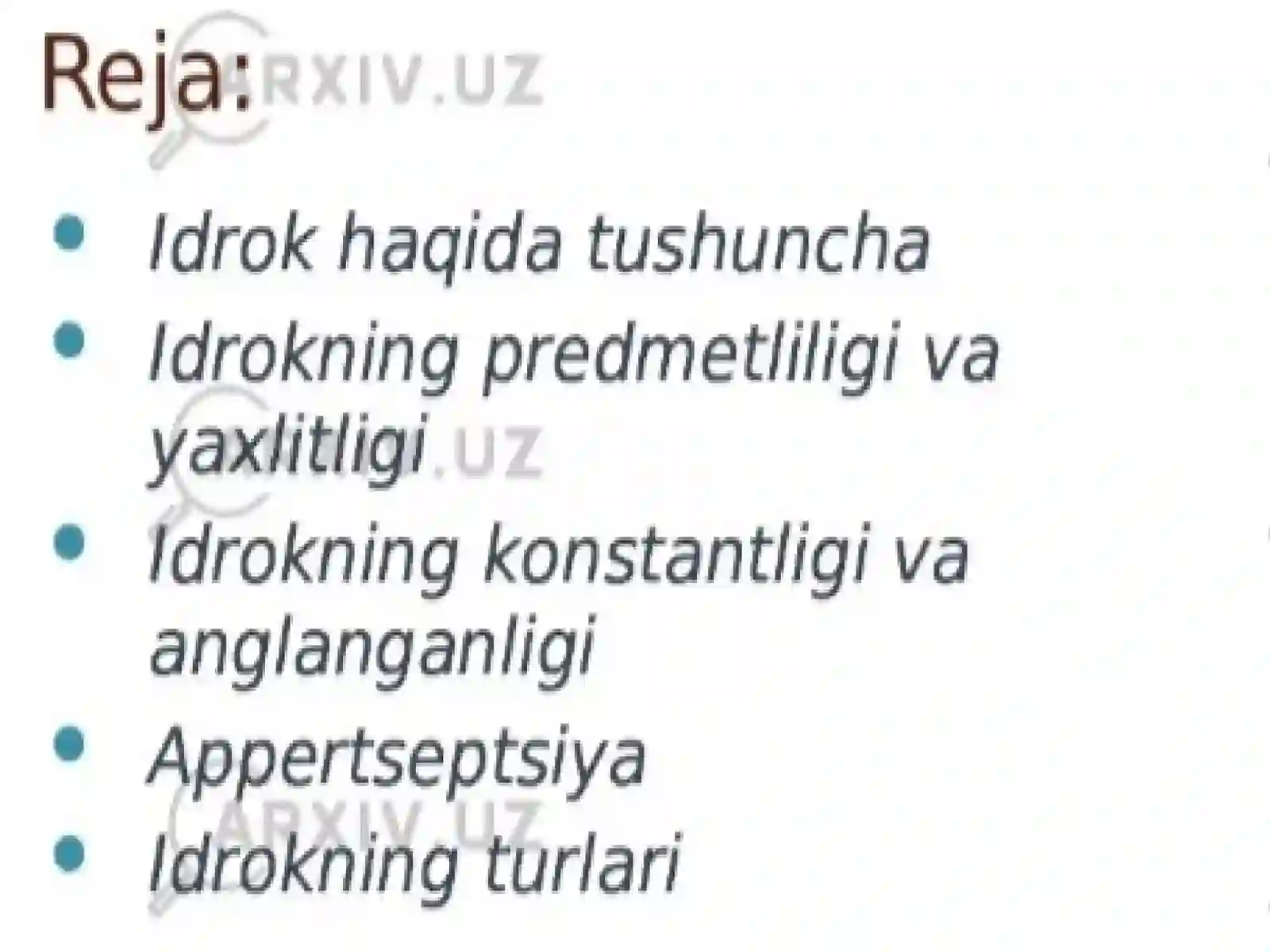 Idrokhaqidatushuncha 2