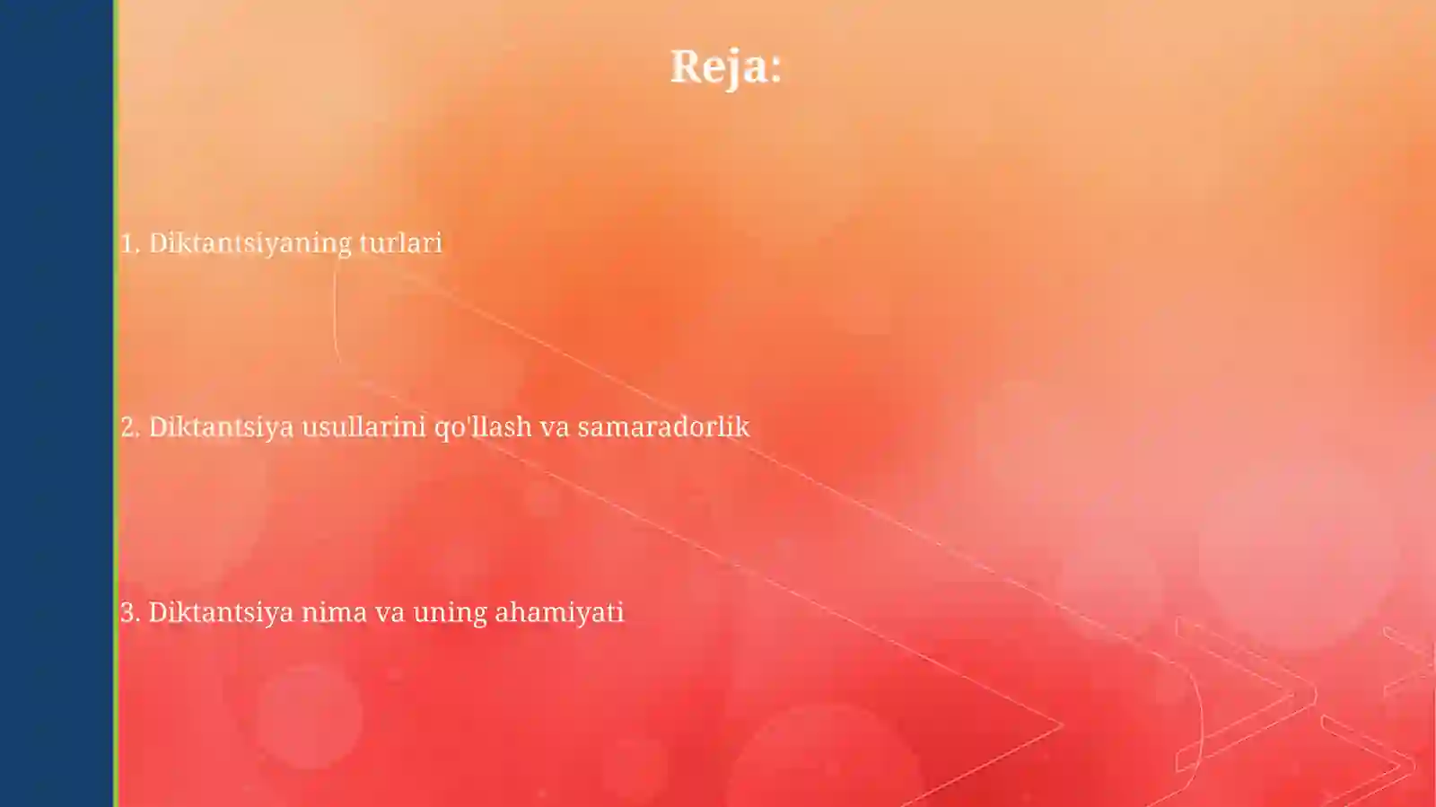 Diktant va uning turlari 2