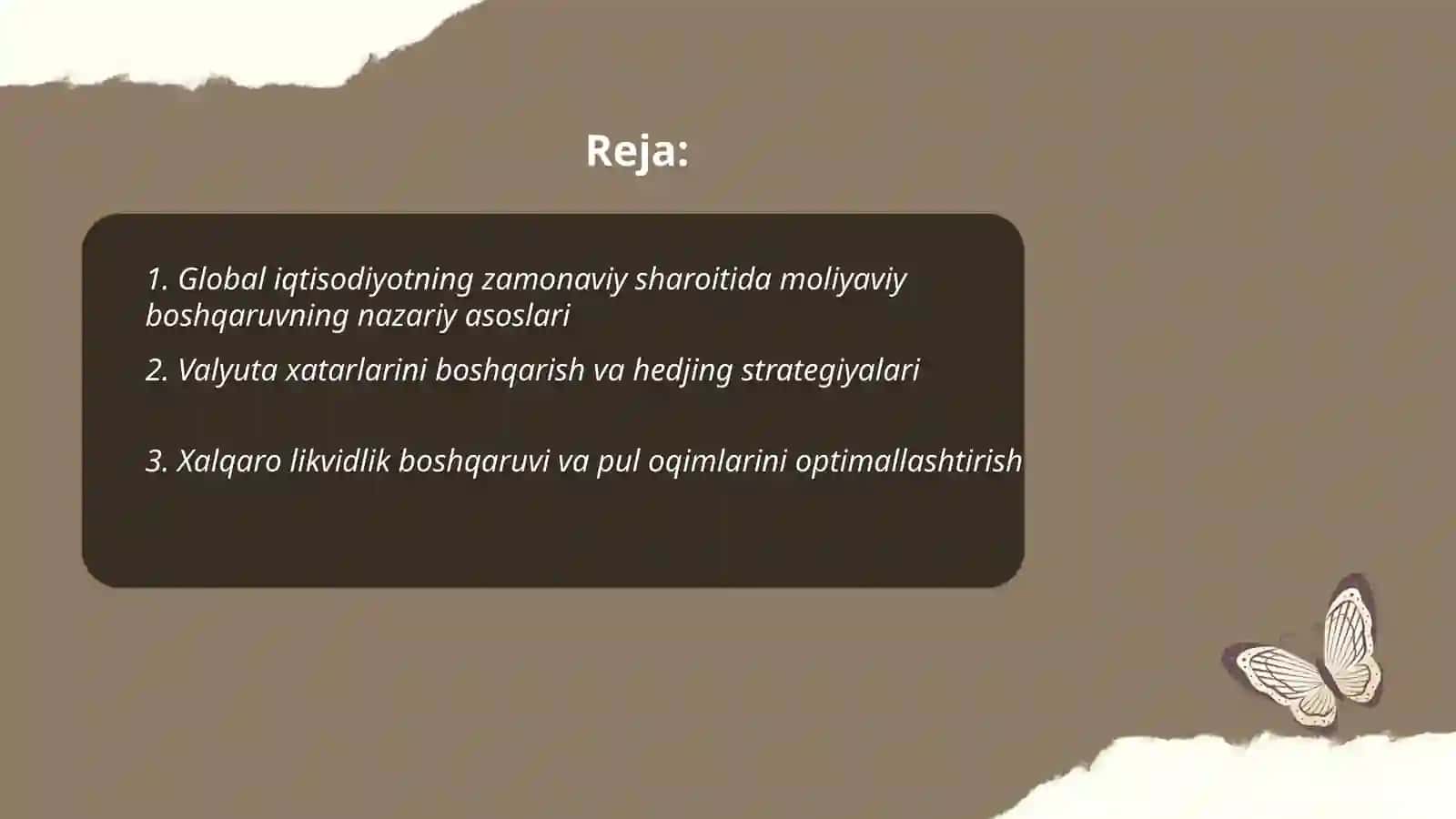 Global iqtisodiyotning zamonaviy sharoitida moliyaviy boshqaruv 2