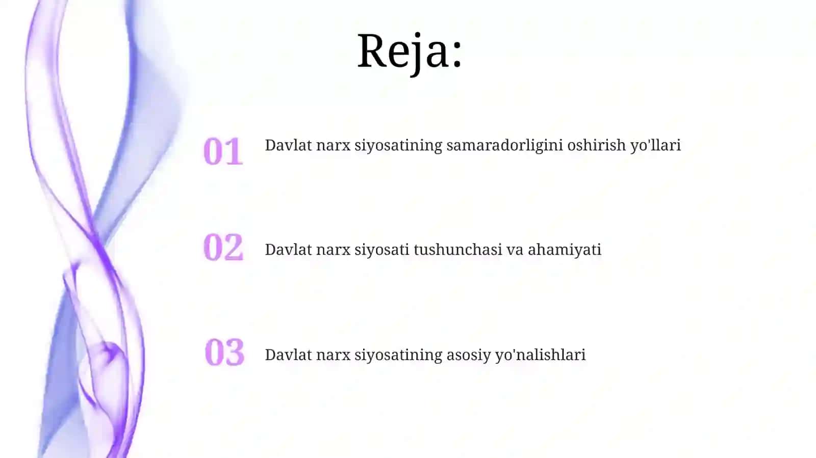 Davlatning narx siyosati va uning asosiy yo'nalishlari 2