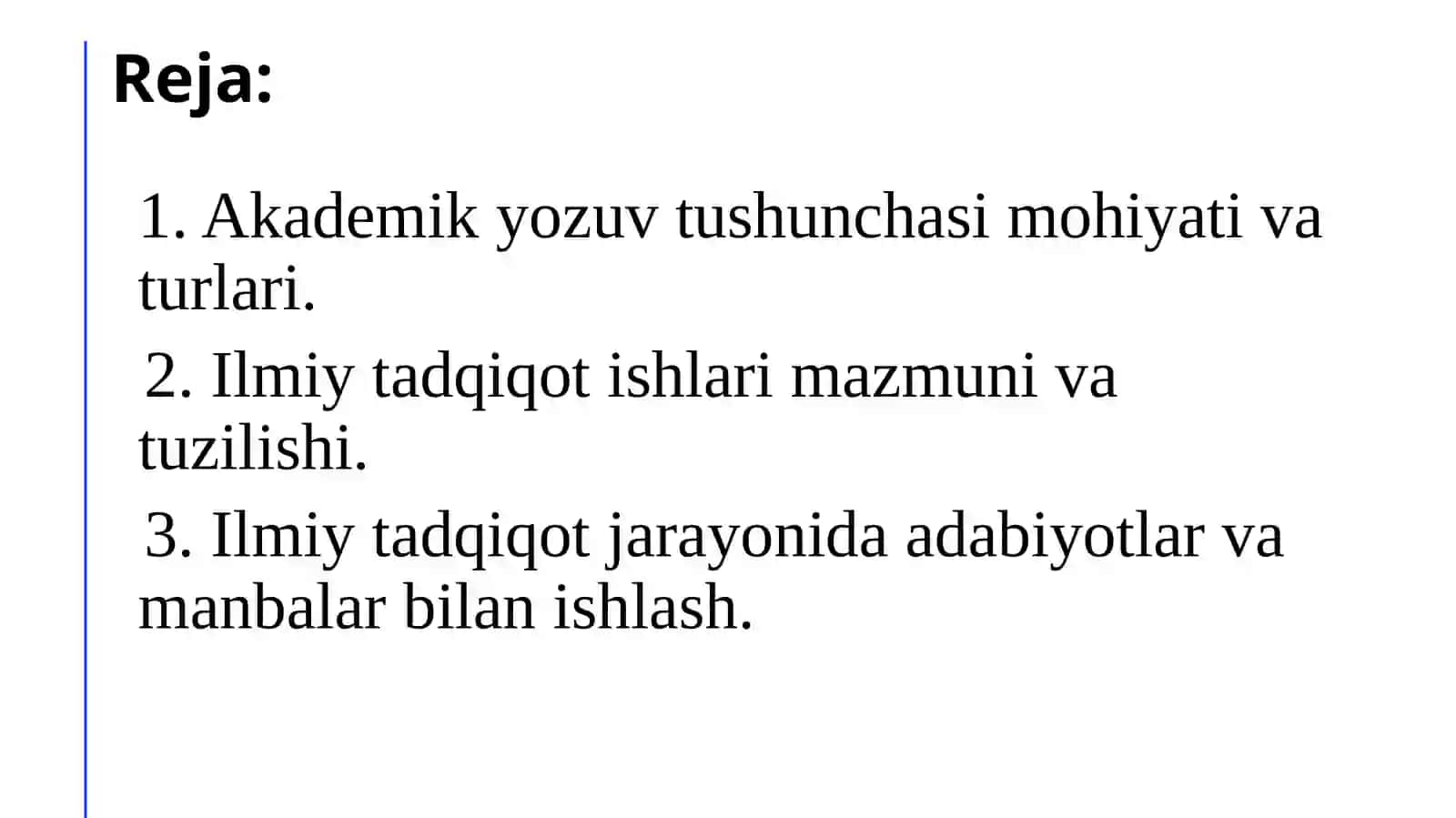 Akademik yozish mahorati 2
