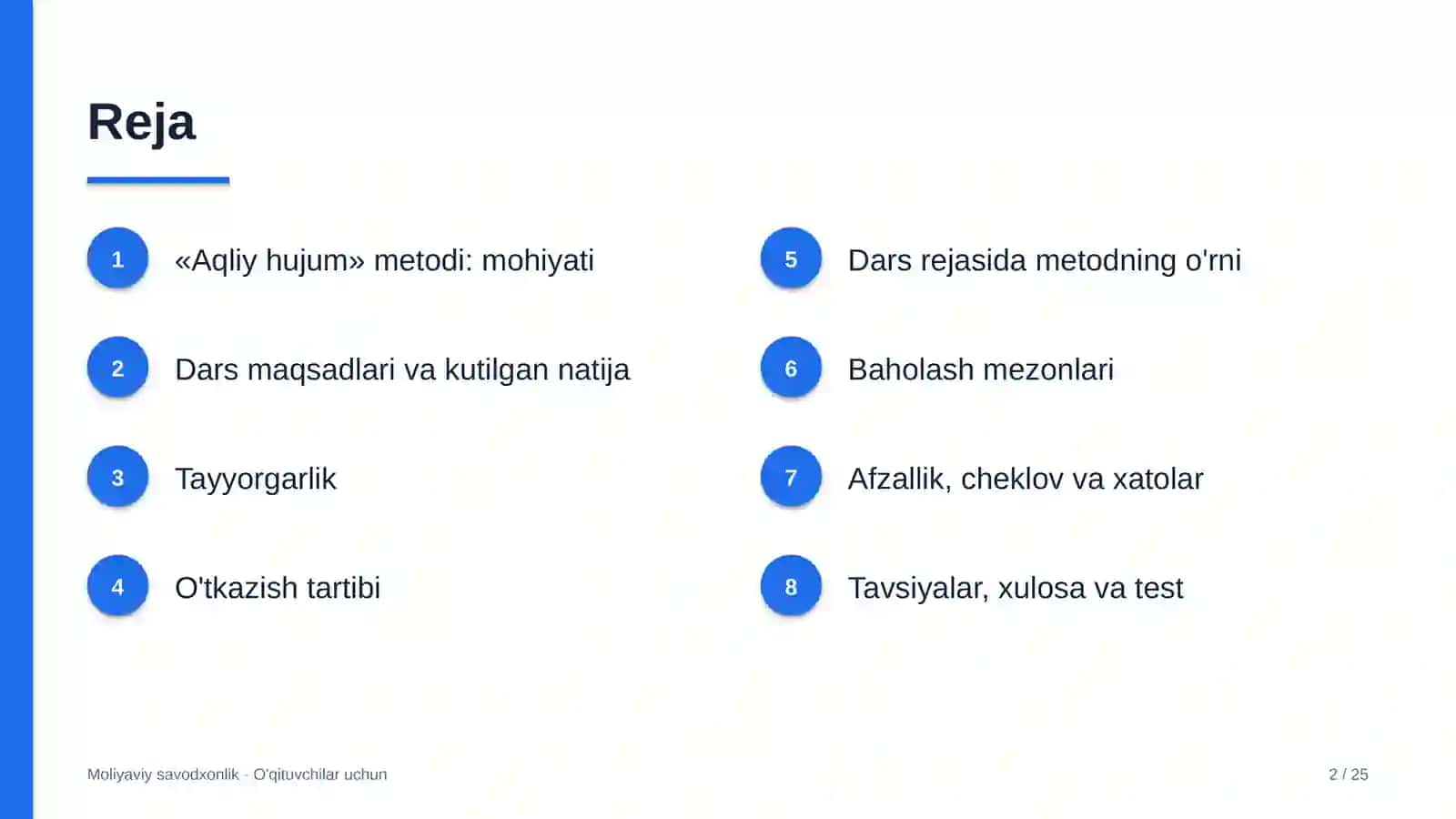 moliyaviy savodxonlik darslarida aqliy hujum metodidan foydalanish 3850 2