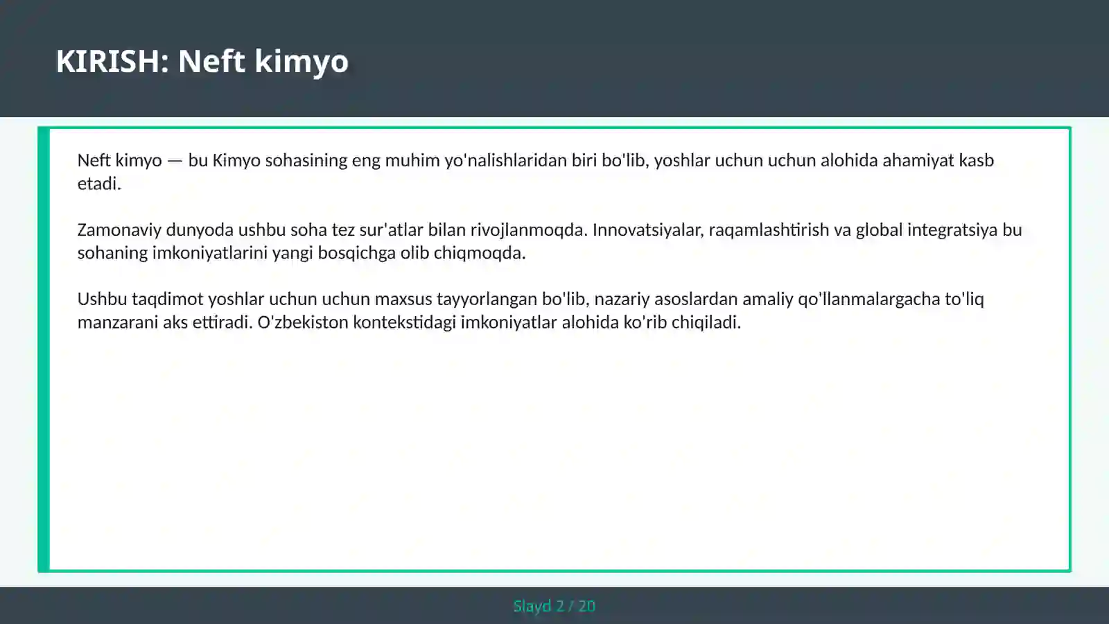 Neft kimyo 2