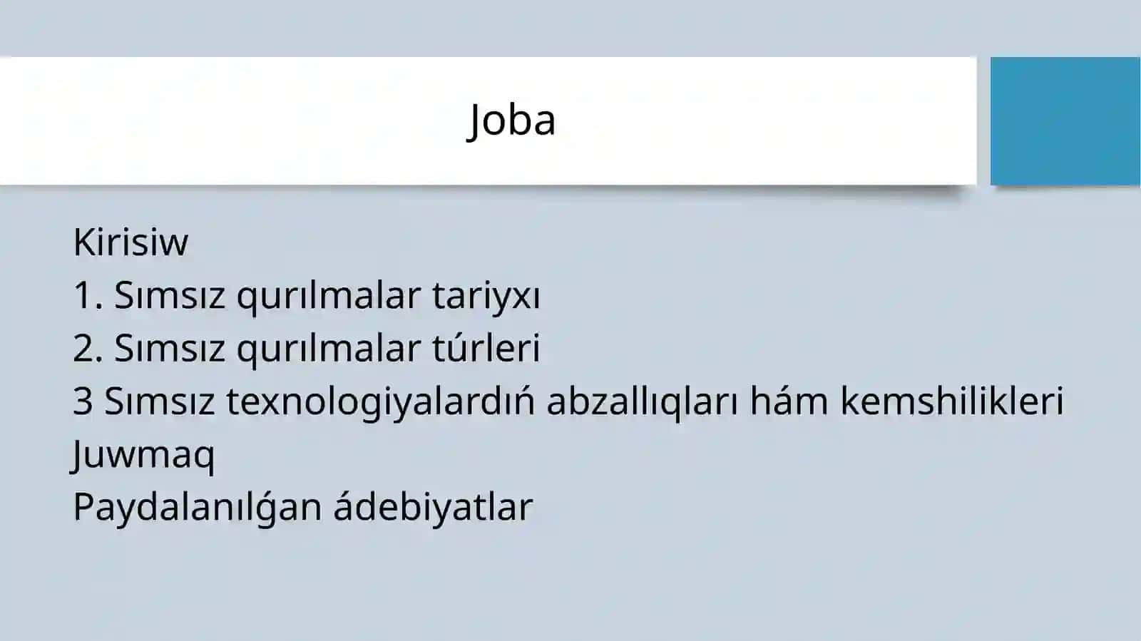 Sımsız qurılmalar 2