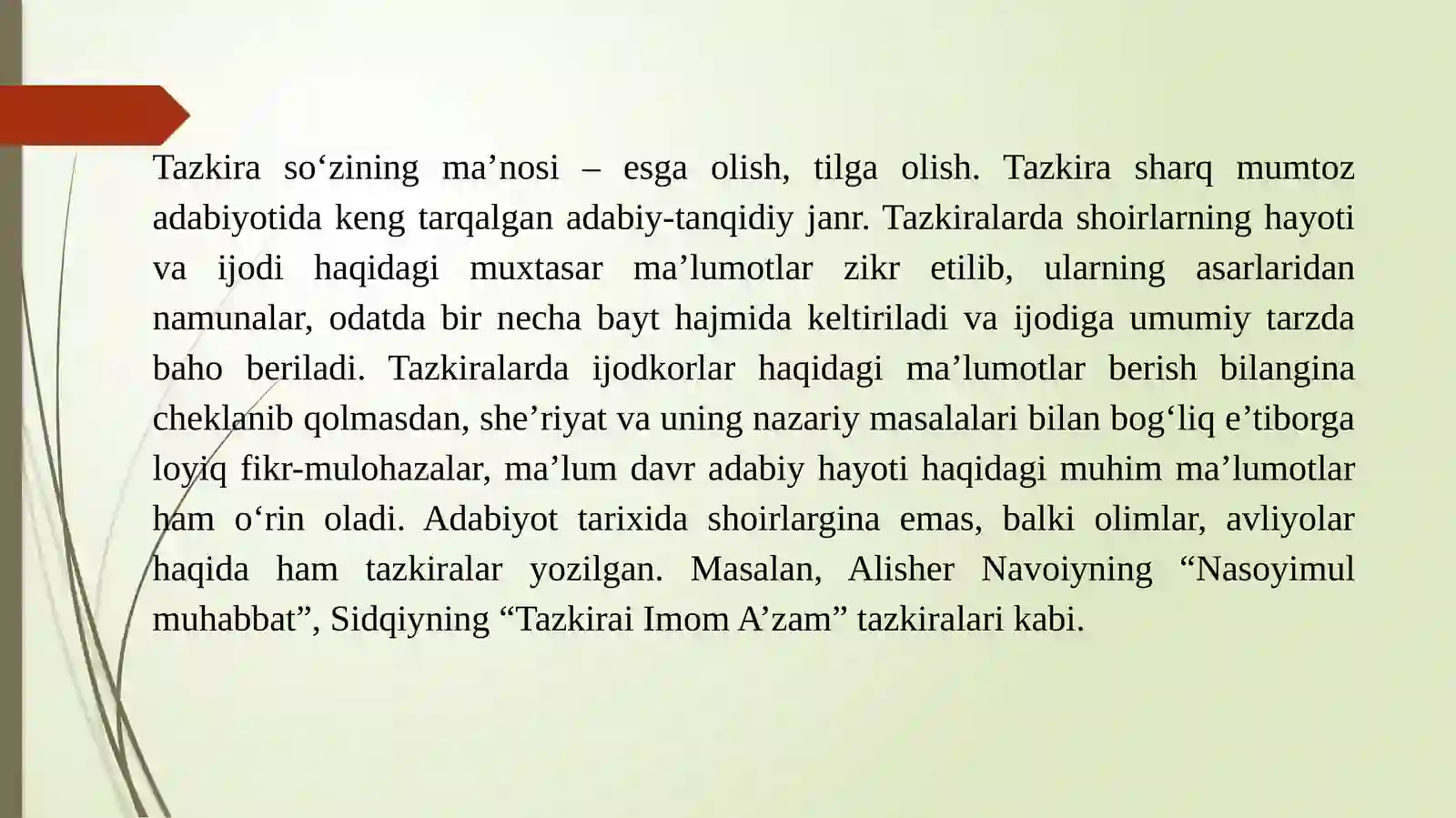 XVI- XIX asrlar o‘zbek matnshunosligi 2
