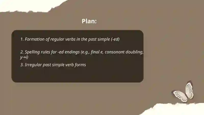 Past simple 2