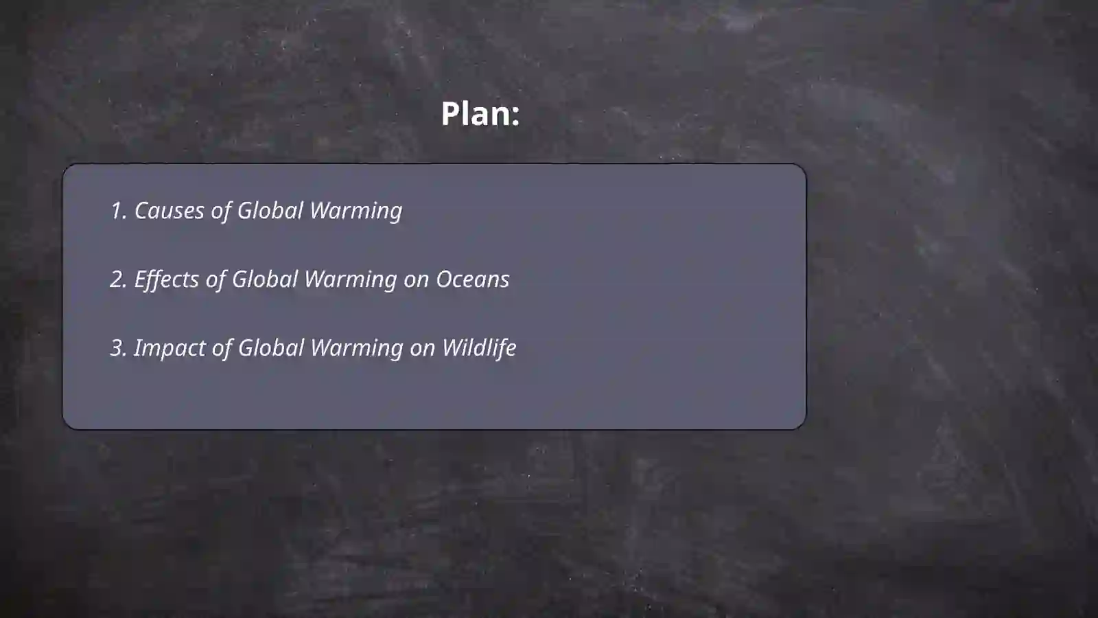 Global warming 2
