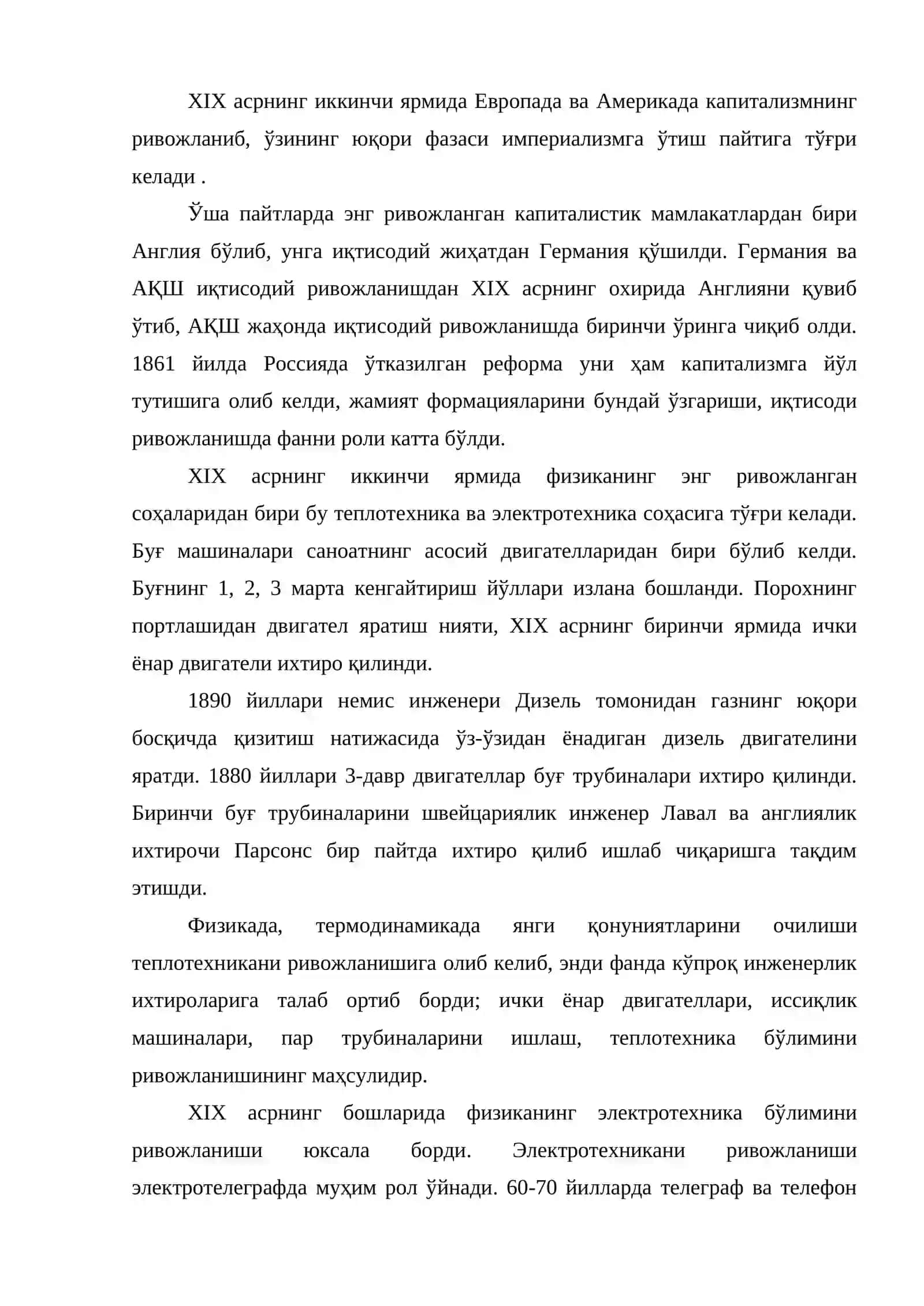 XIX –асрнинг ва XX асрнинг бошларидаги илмий революция 2