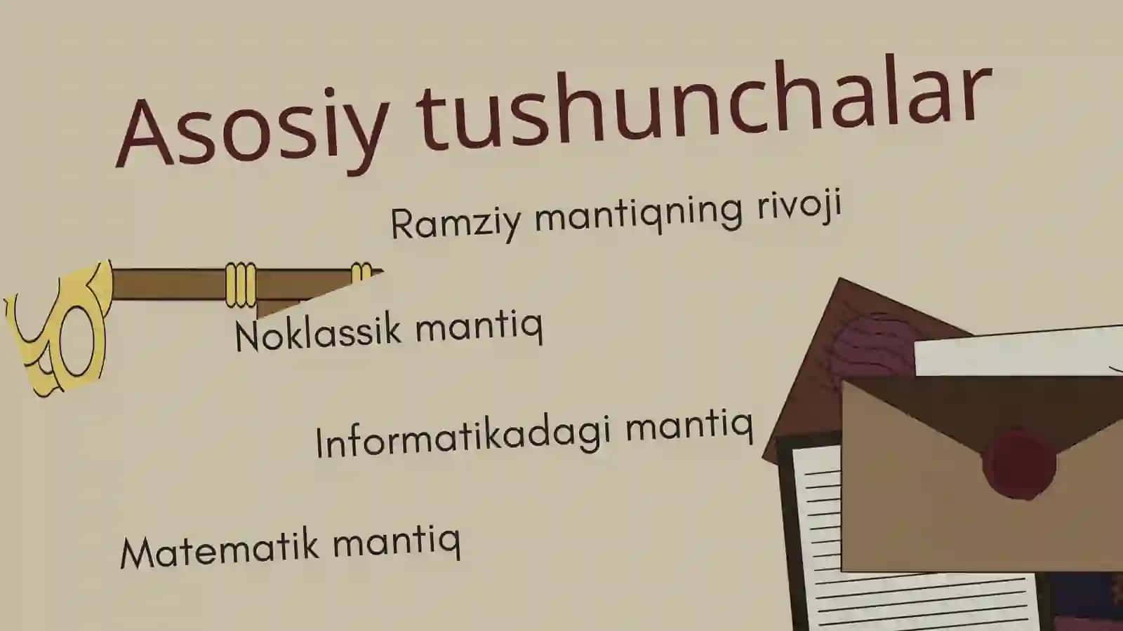 XX asr mantig‘ining o‘ziga xos xususiyatlarining tahlili 2
