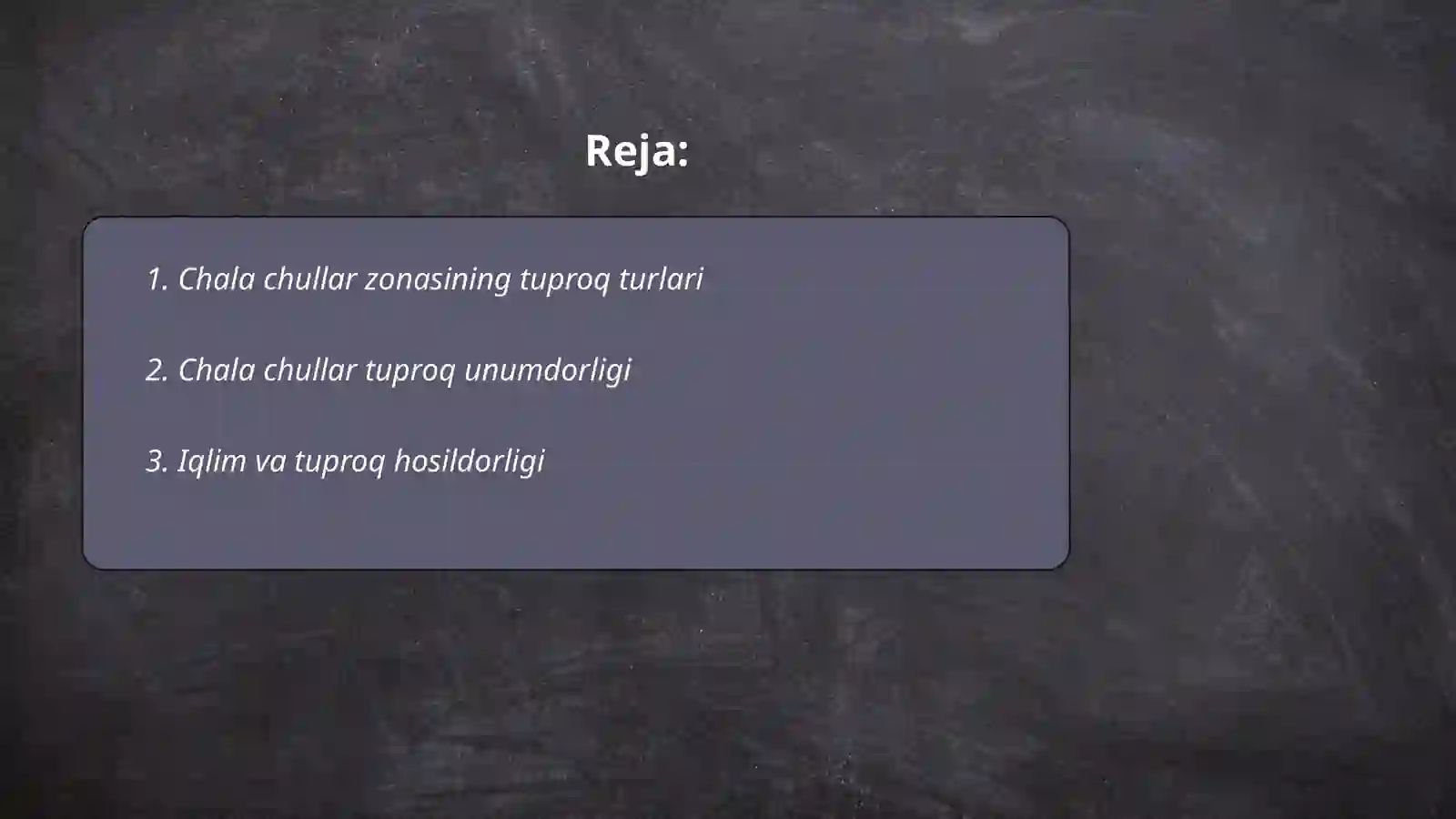 Chala chullar zonasining tuproqlari 2