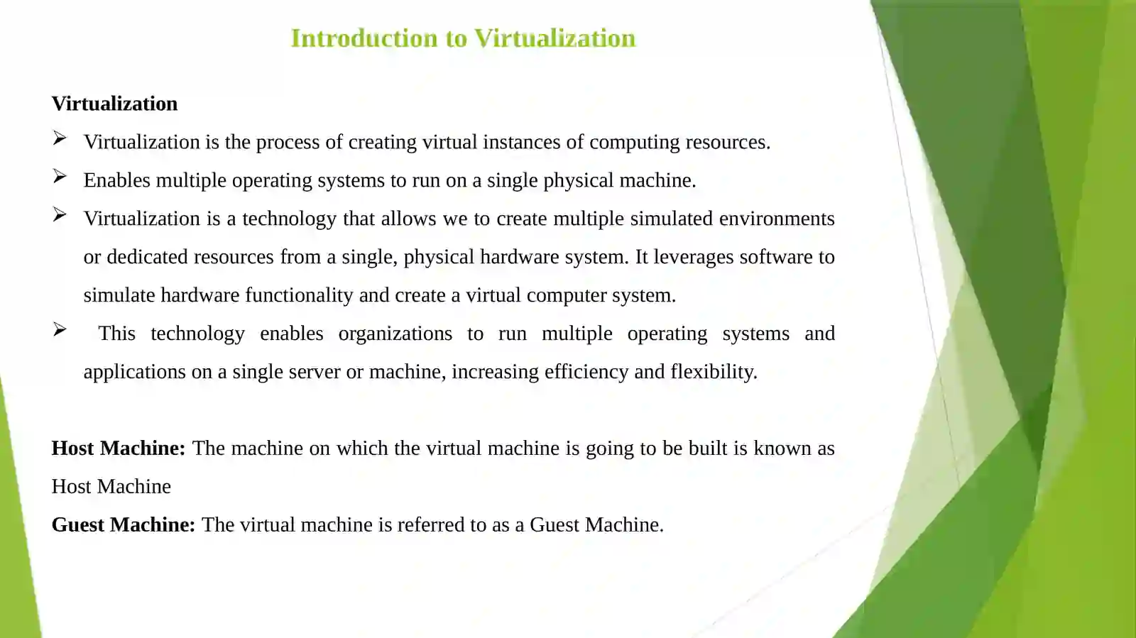 Cloud Resource Virtualization 2
