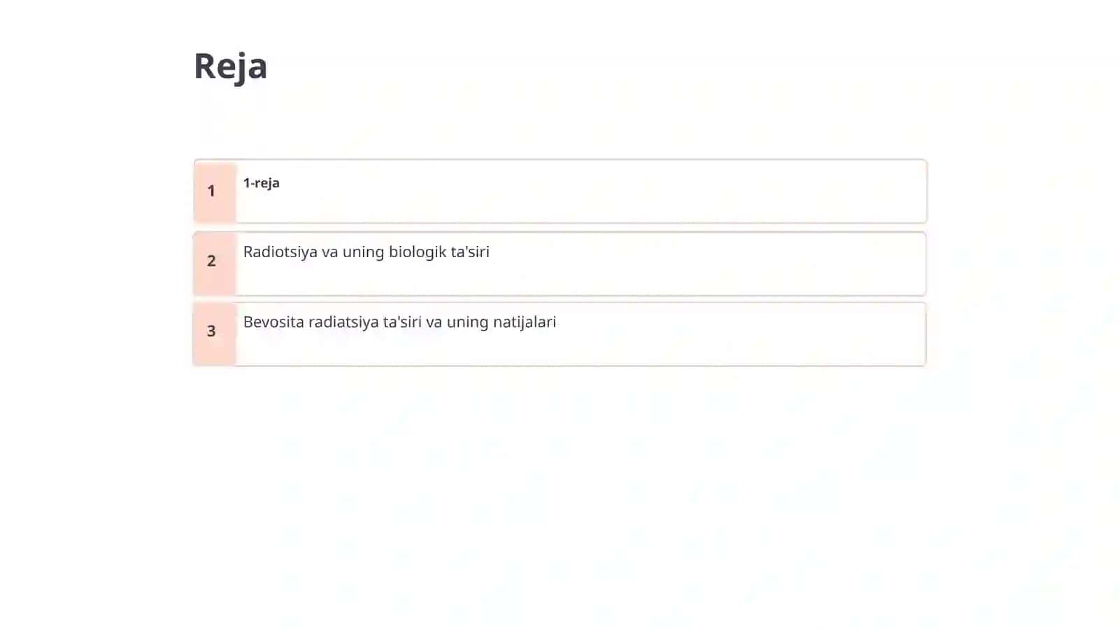 Biologik tuqimalarning radiorezistentligi 2