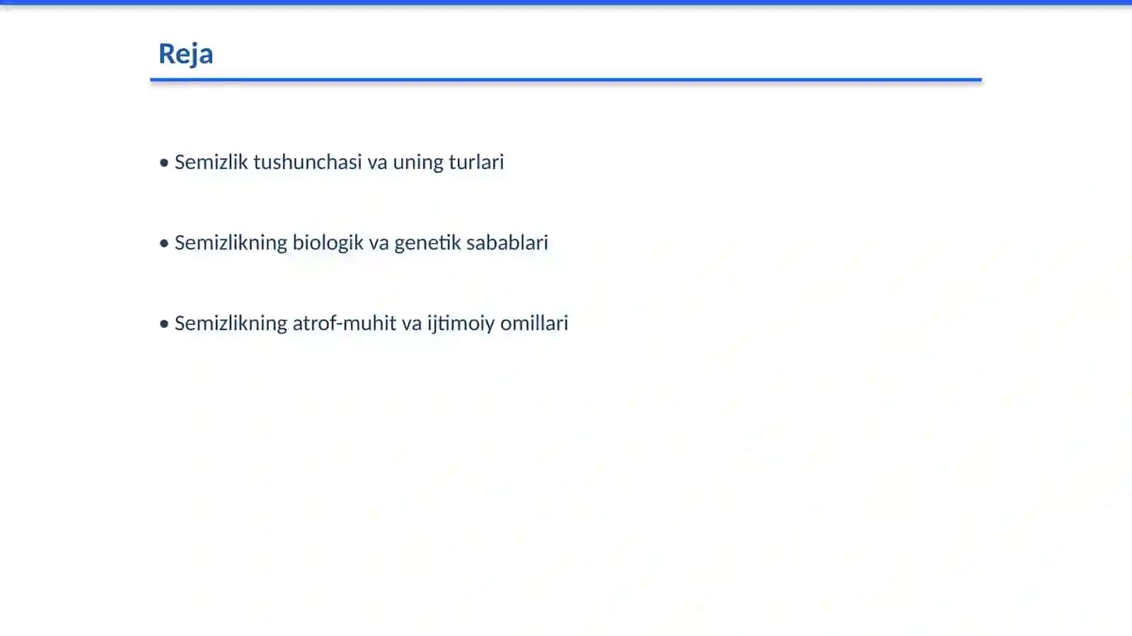 Semizlik. Sabablari va oldini olish 2