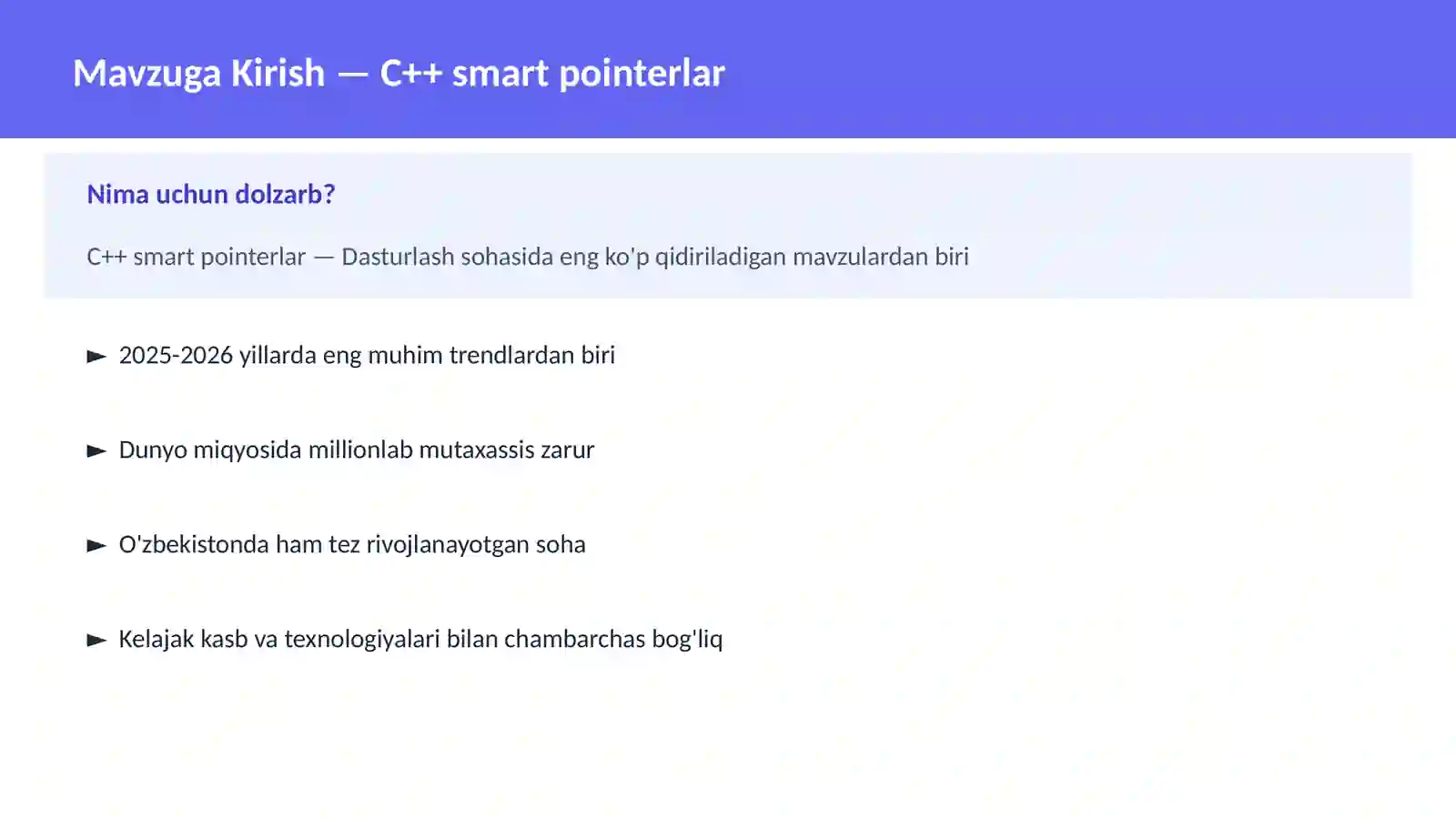 C++ smart pointerlar 2