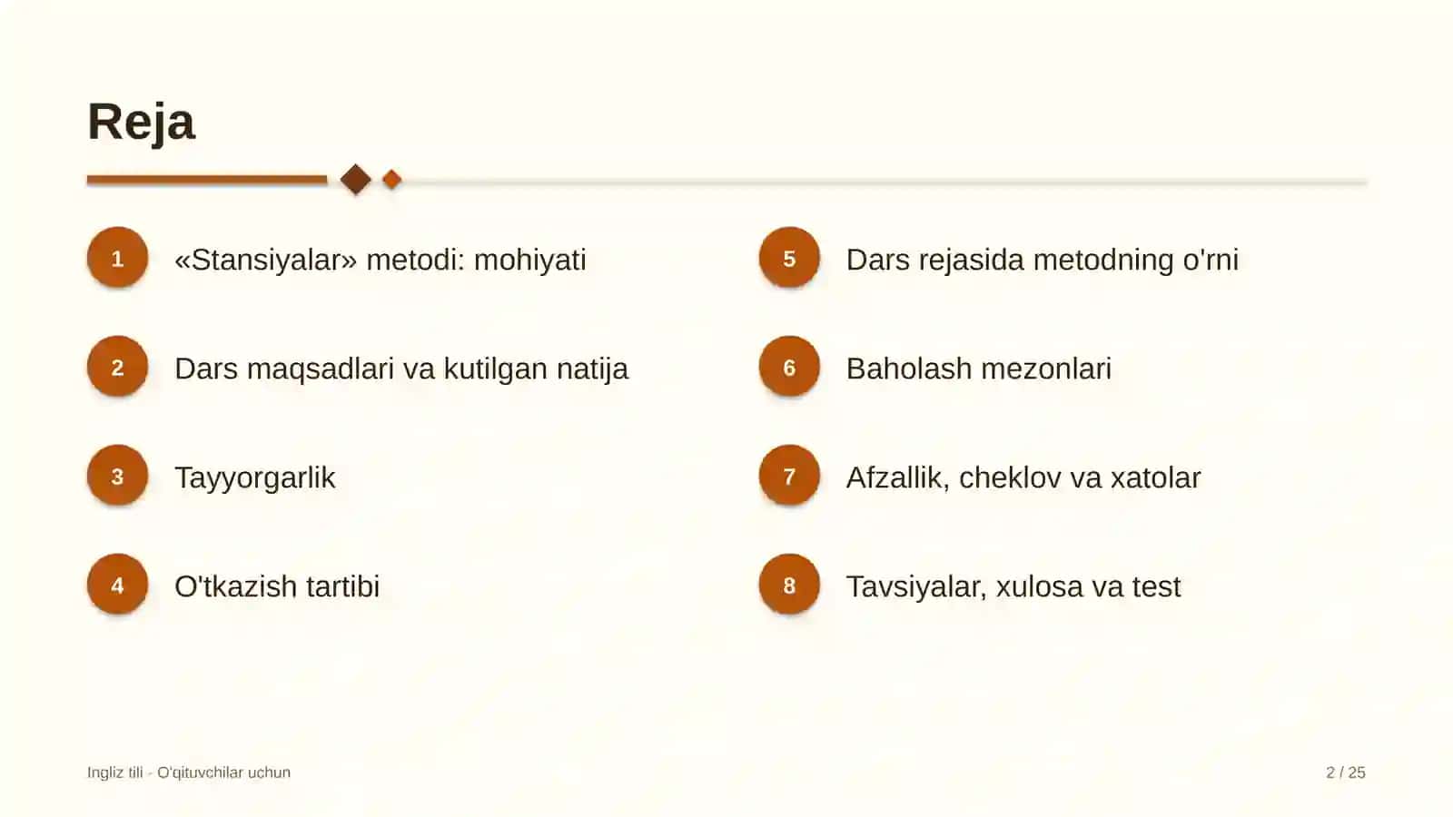 ingliz tili darslarida stansiyalar metodidan foydalanish 2950 2