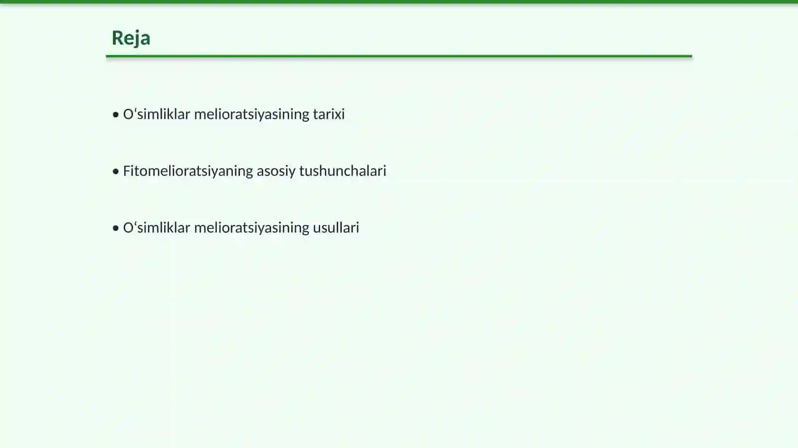 O‘simliklar meliоratsiyasi. Fitоmeliоratsiya va uning axamiyati 2