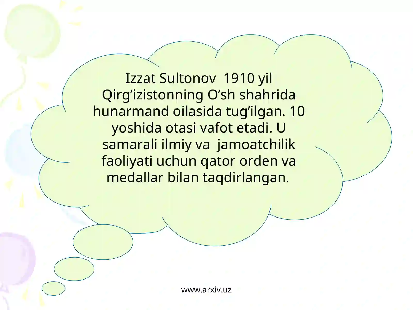 Izzat Sultonov hayoti 2