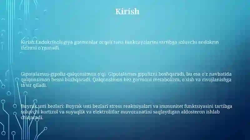 Ichki Sekretsiya Bezlari Fiziologiyasi 2