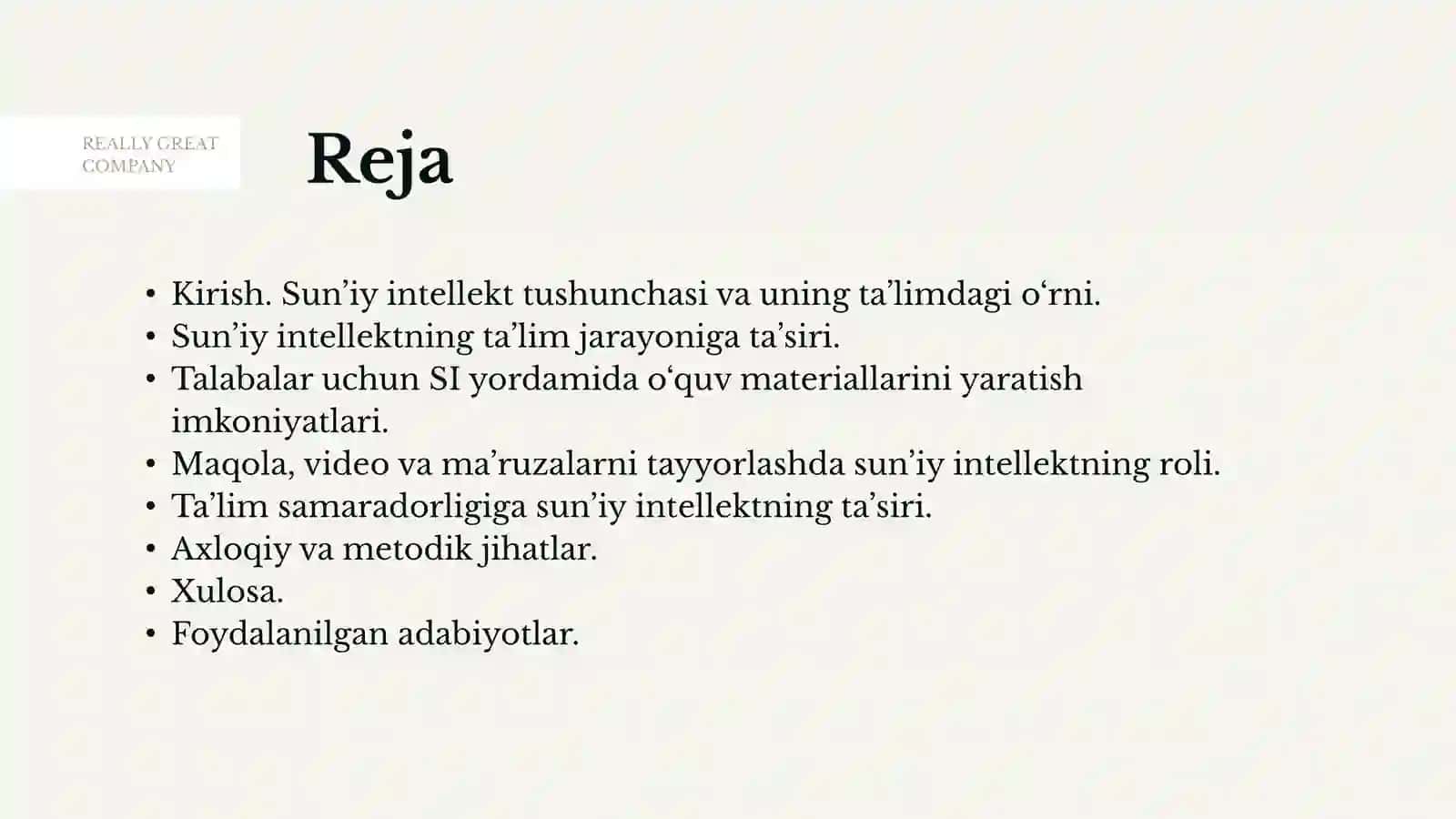 Kirish. Sun’iy intellekt tushunchasi va uning ta’limdagi o‘rni 2