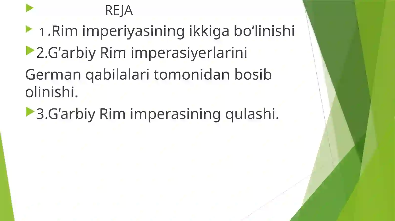 G’arbiy Rim imperiyasining qulashi tarixi 2