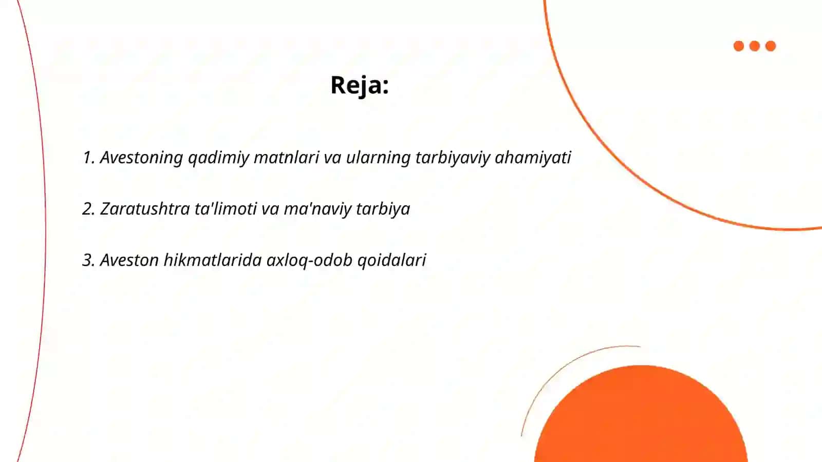 Avestoning qadimiy qòlyozma sifatidagi tarbiyaviy ahamiyati 2