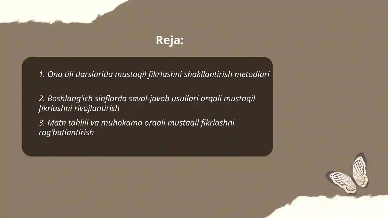 Ona tili darslarida boshlangʻich sinf oʻquvchilarining mustaqil fikrlash koʻnikmalarini rivojlantirish 2