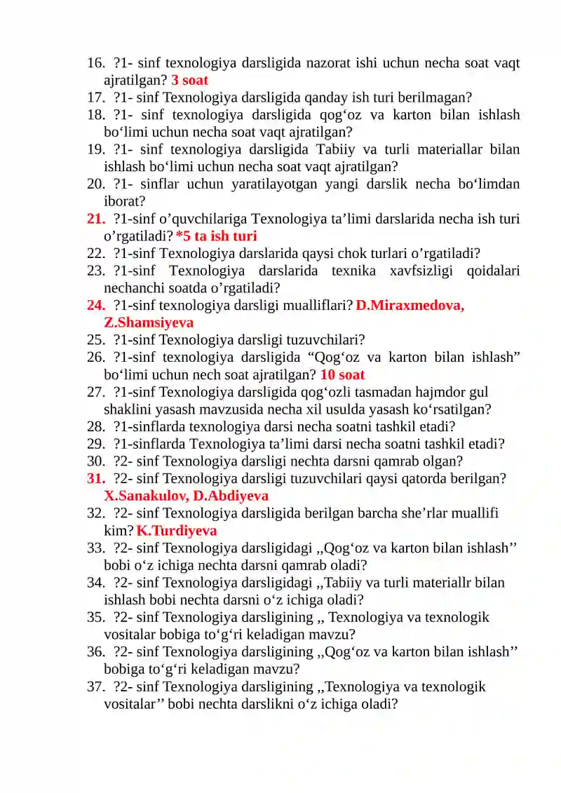 TECHNOLOGY AND ITS TEACHING METHODOLOGY1 2
