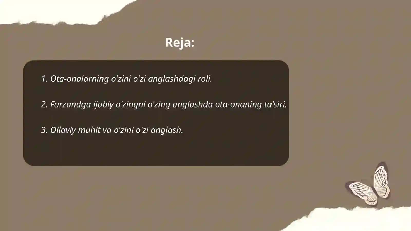 Ota-onalarning o'zini o'zi anglashdagi roli 2