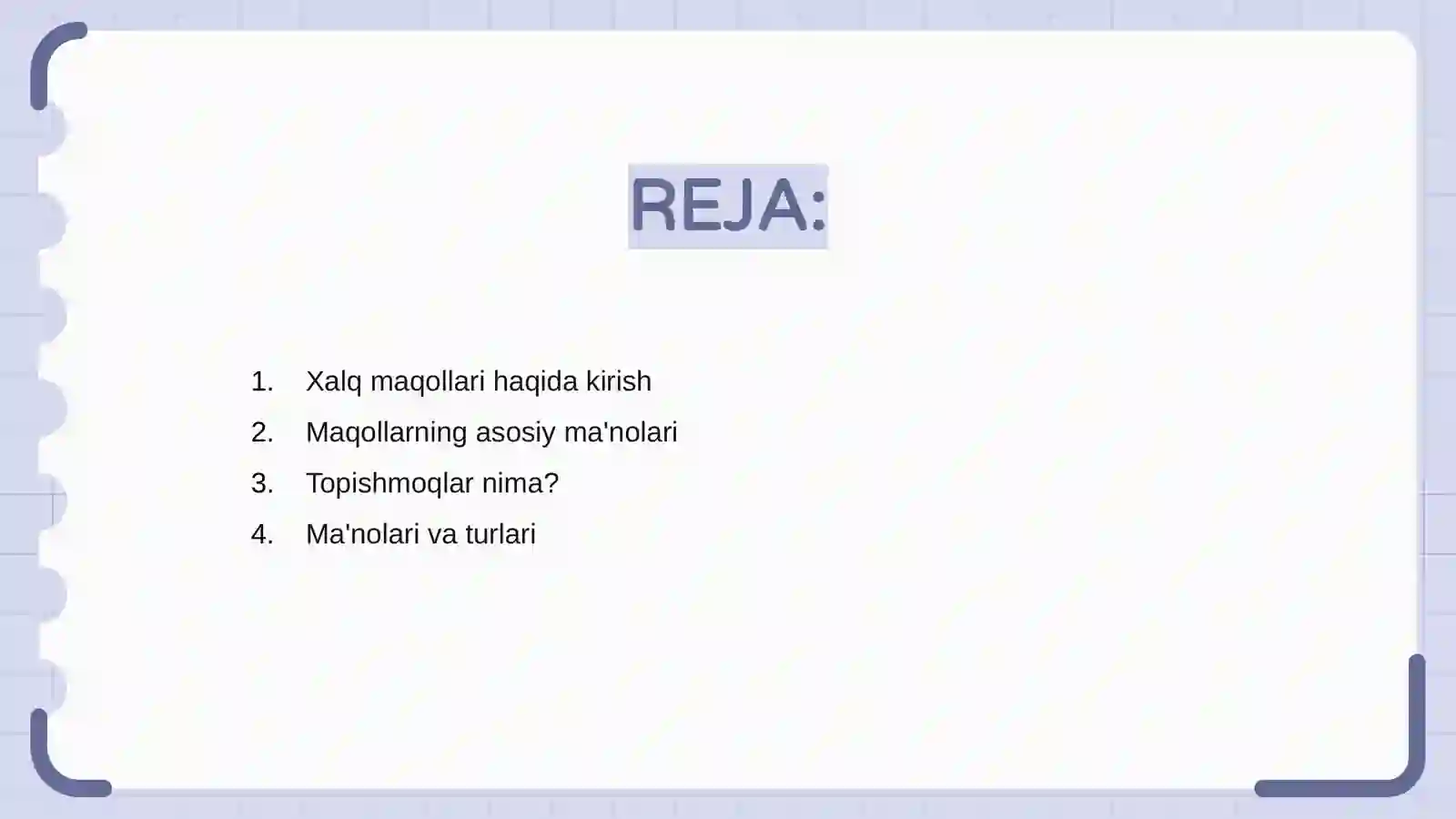 Xalq maqollari va topishmoqlar 2