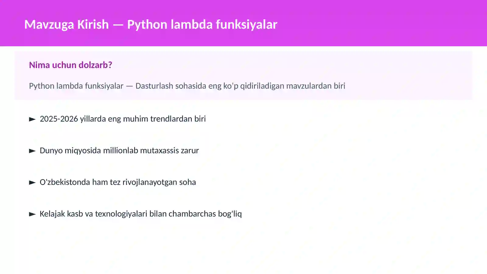 Python lambda funksiyalar 2