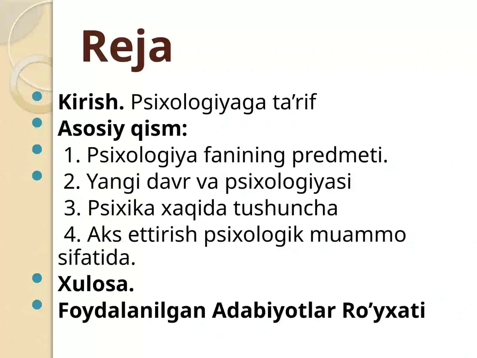 Psixologiyaning predmeti 2