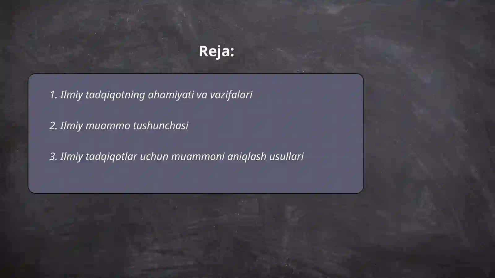 Ilmiy Tadqiqotning Boshlanishi. Ilmiymuammo Va Muammoli Vaziyat 2