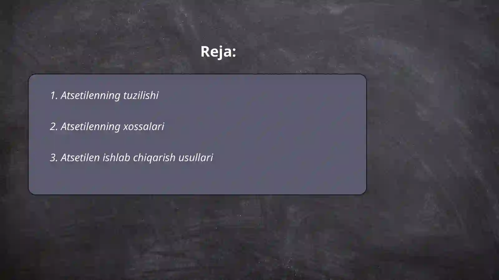 Atsetilen uglevadarodlari 2