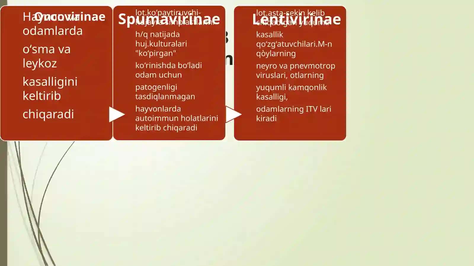 RNK saqlovchi viruslar keltirib chiqaruvchi kasalliklar 2
