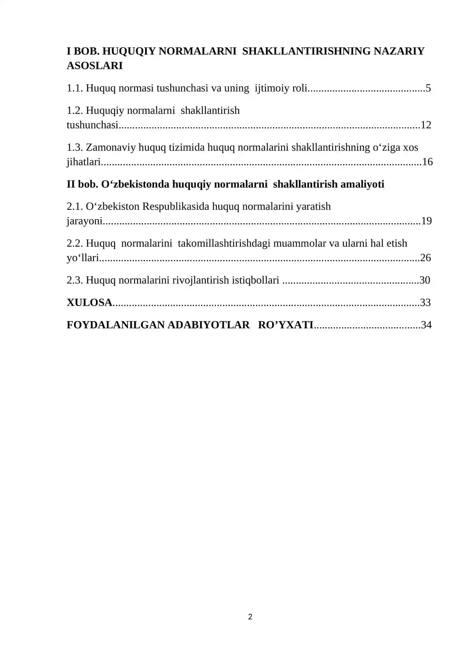 HUQUQ NORMALARINI SHAKLLANTIRISH TUSHUNCHASI VA TURLARI 2