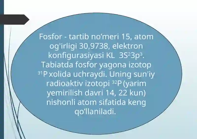 FOSFOR VA UNING BIRIKMALARI 2