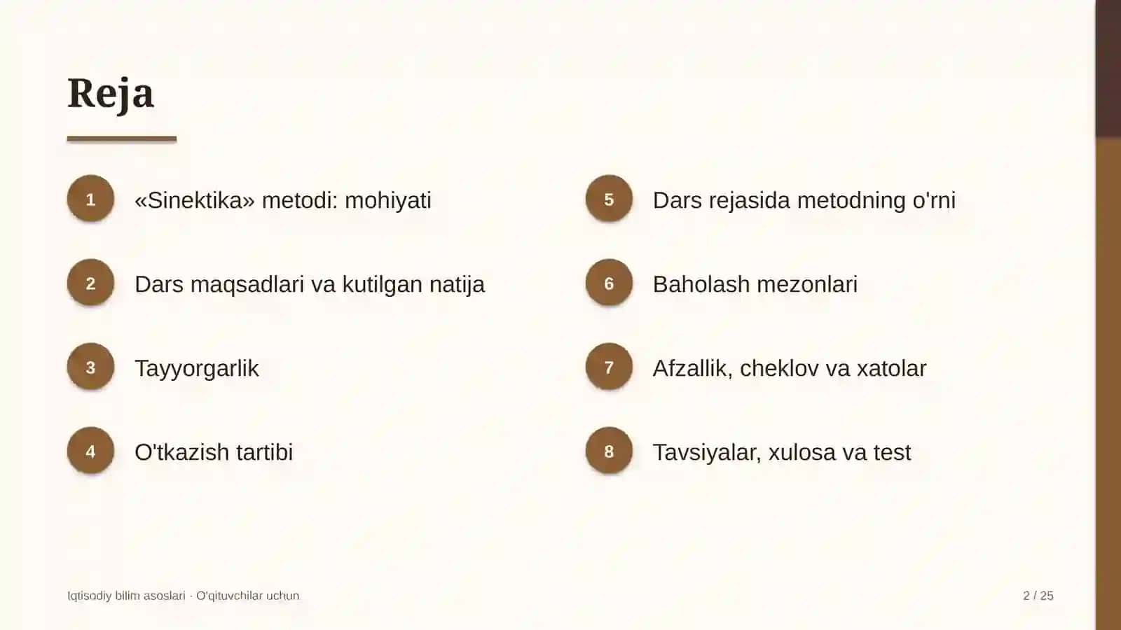 iqtisodiy bilim asoslari darslarida sinektika metodidan foydalanish 2645 2