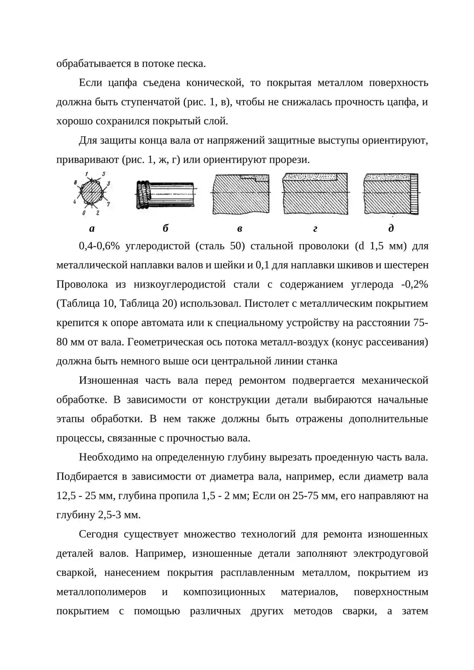 Методы восстановления шейки валов с помощью сварки 2