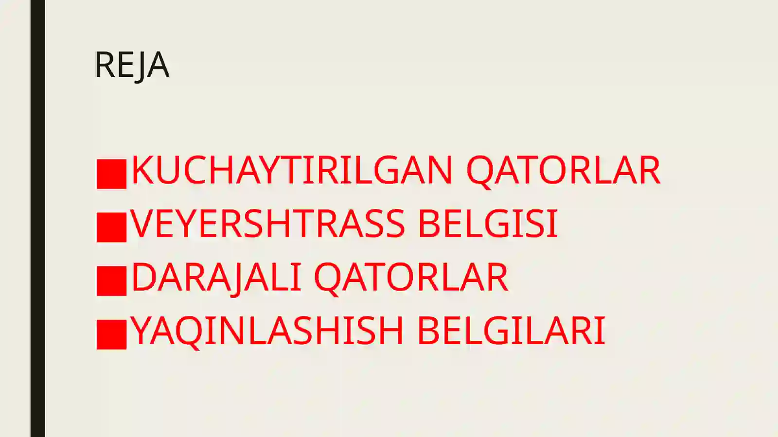FUNKSIONAL QATORLAR 2