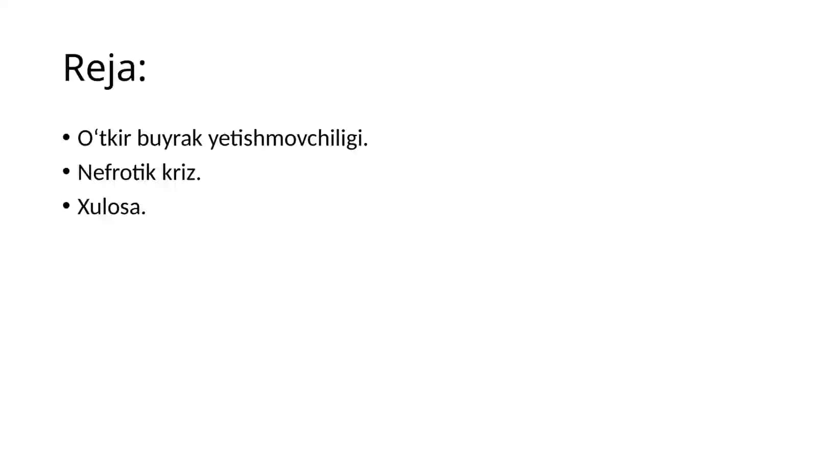 NefrologiyafanidantayyorlaganMUSTAQIL ISHI 2