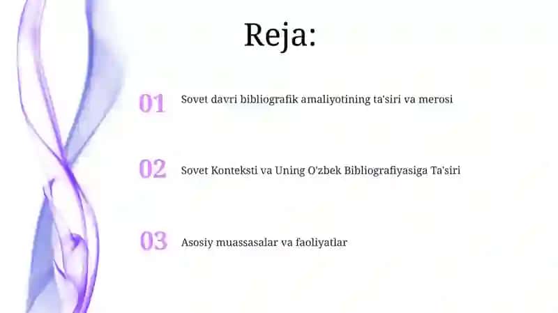 Sovet davri bibliografik amaliyotining ta'siri va merosi 2