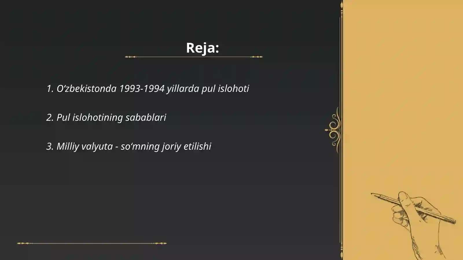 Oʻzbekistonda 1993-1994 yillarda pul islohotining mazmuni va uning ahamiyati 2