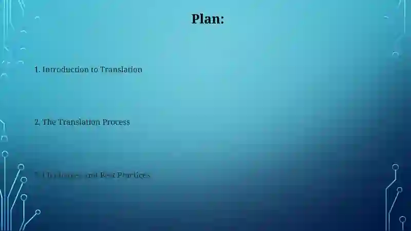Introduction to Translation 2