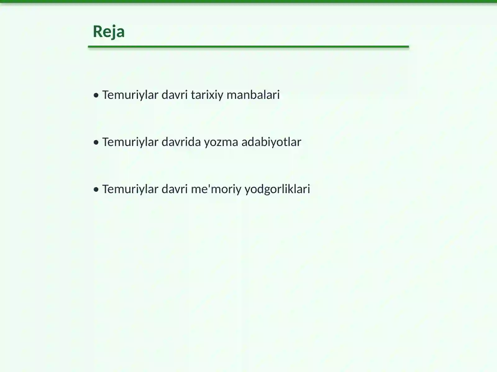 Temuriylar davri manbalari 2