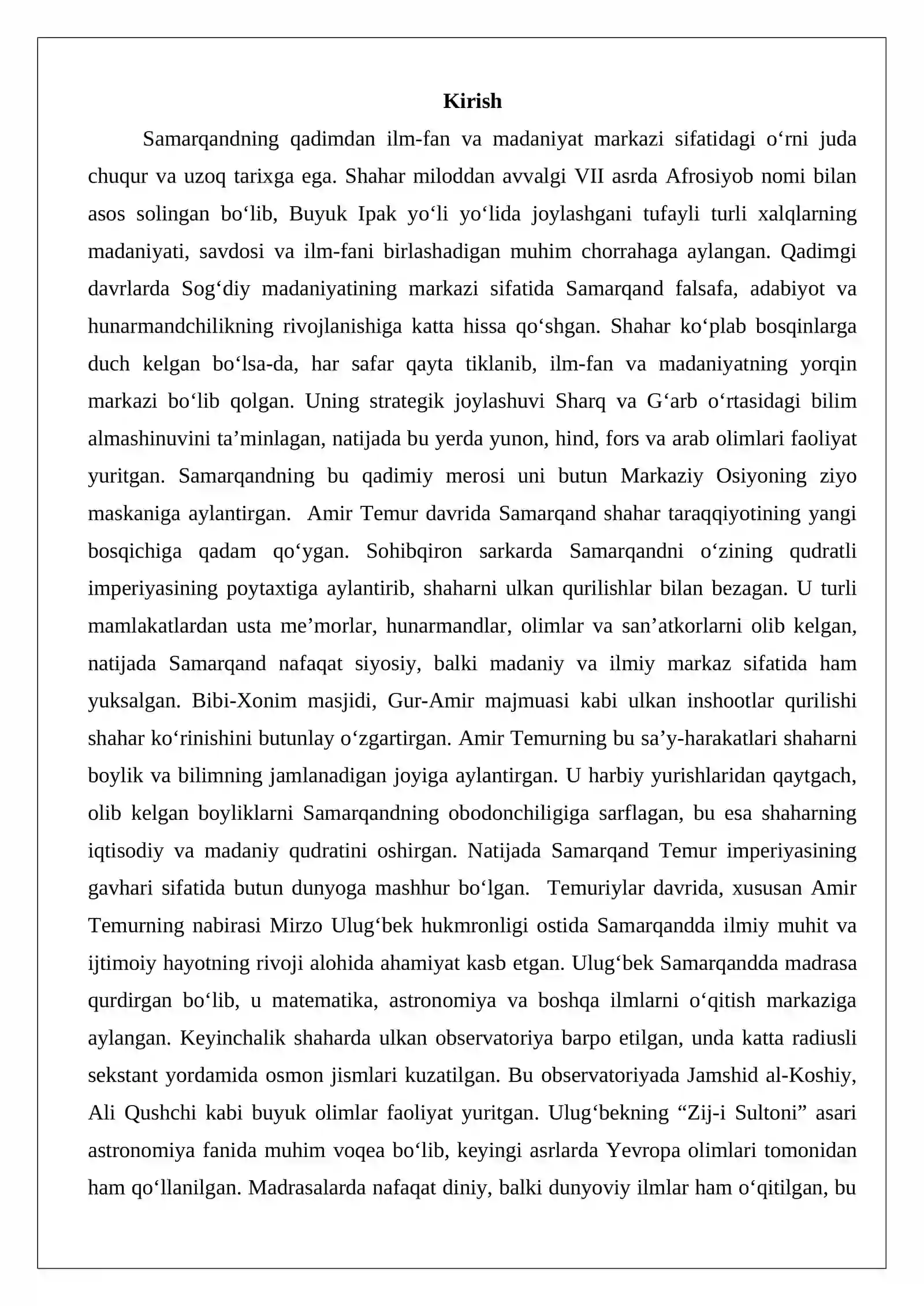 Samarqand – ziyo maskani 2
