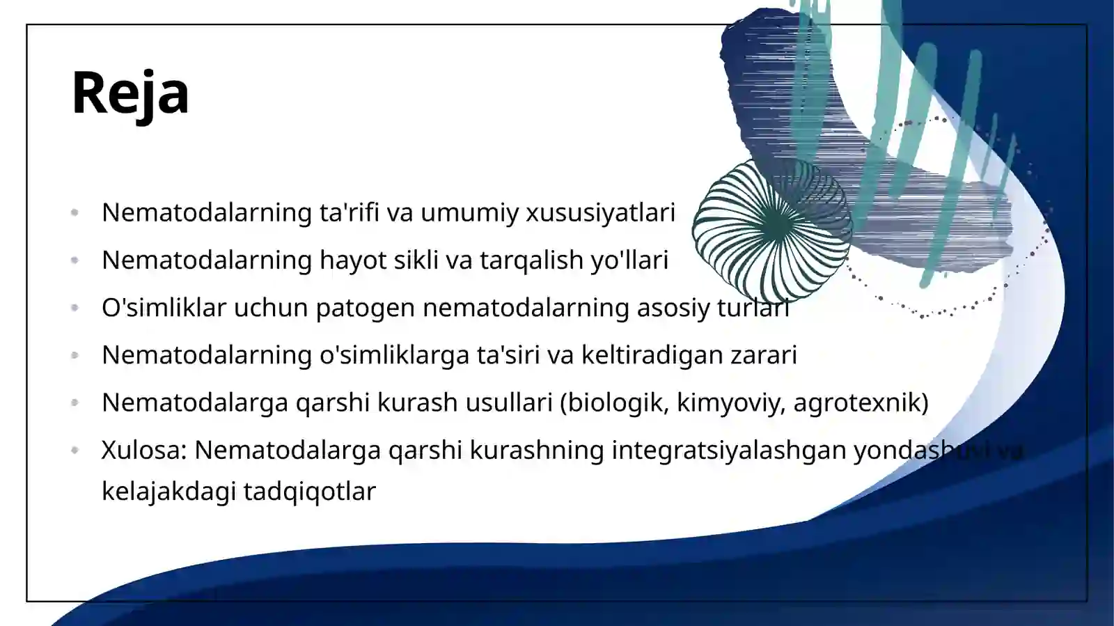 Parazit Nematodalar: Ta'rifi va Umumiy Xususiyatlari 2
