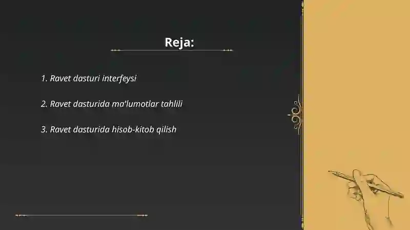 Ravet dasturi interfeysi 2