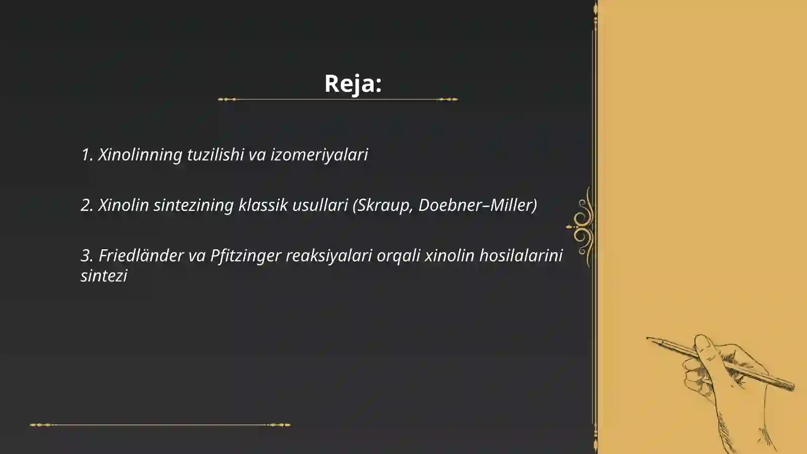 Xinolin va uning hosilalari 2