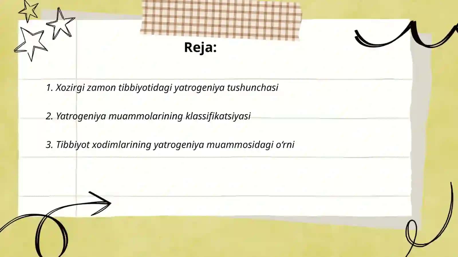 Xozirgi zamon tibbiyotida yatrogeniya muommolar 2