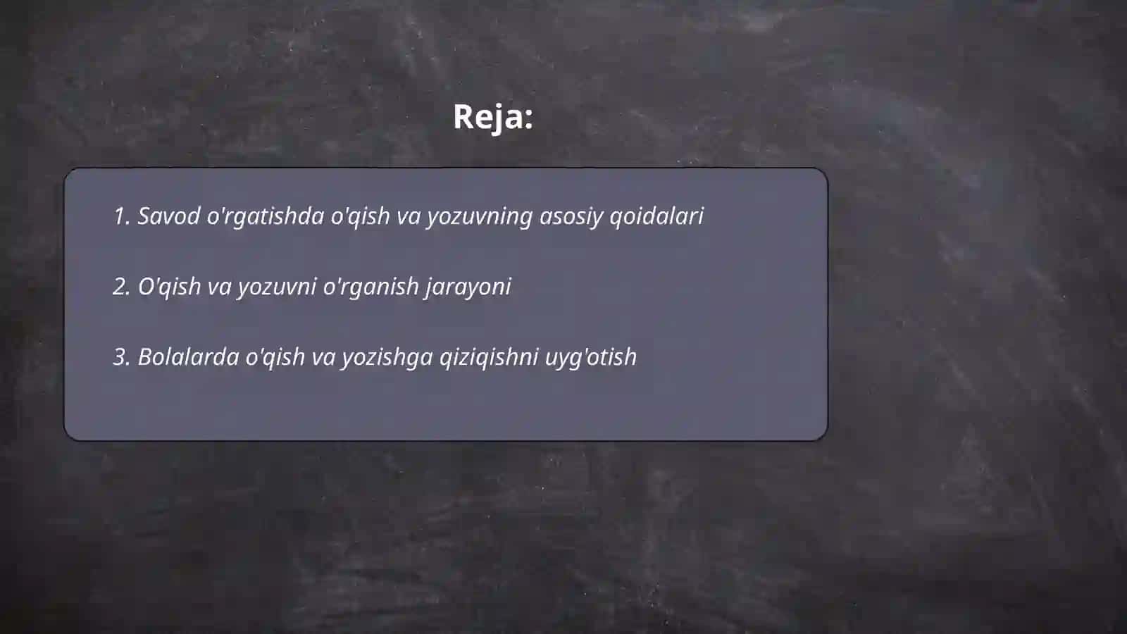 Savod o'rgatish davrida o'qish va yozuv faoliyatining bog'liqligi 2